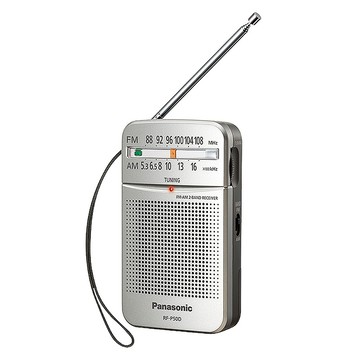 Panasonic國際牌 新一代口袋型二波段收音機  RF-P50D  銀色