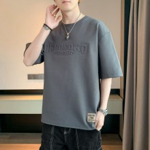 T恤男生 寬鬆 短袖男生夏裝 上衣 休閒寬鬆夏天短袖