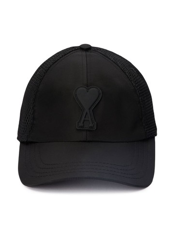 AMI Paris - Ami de Coeur motif baseball cap - unisex - Polyamide/Polyurethane - OS - Black