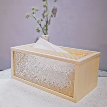 Hands｜海棠花衛生紙盒 -中型尺寸