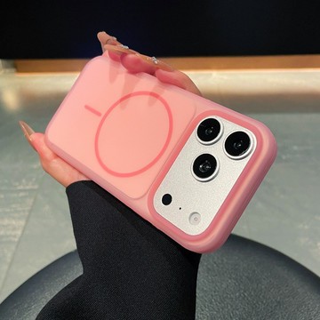 冰激凌撞色 Magsafe磁吸 膚感抗指紋 雙色透明果凍 適用於 iPhone 17 16Promax 15 防摔手機殼