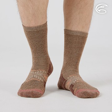 ADISI 美麗諾羊毛保暖襪 AS25058 核桃棕 (M-XL)