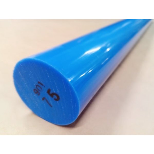 プラスチック PTFE 丸棒（白） 直径 100mm 520 mm