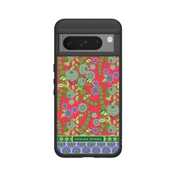 Pixel 8 Pro SolidSuit 黑 - Catalina Estrada - Red Flowers