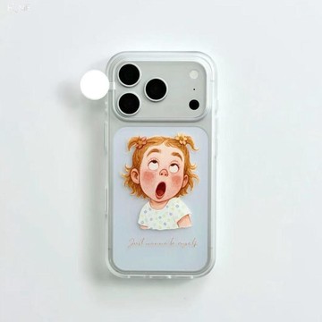 金發小女孩適用iPhone17PROMAX手機殼16/15蘋果14防摔13/12軟11