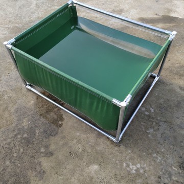 免運 魚池 水池 帆佈魚池  帆布魚池支架防水刮布養殖蓄水池水箱耐高溫超厚洗澡長方形 可開立發票