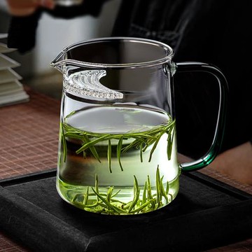 憶壺茶玻璃茶壺月牙公道杯過濾泡茶壺綠茶杯家用喝茶專用功夫茶具