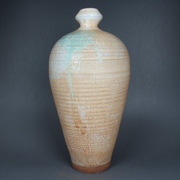 唐 邢窯 白釉梅瓶  手工古玩古董陶瓷器仿古出土擺件收藏 羽墨軒