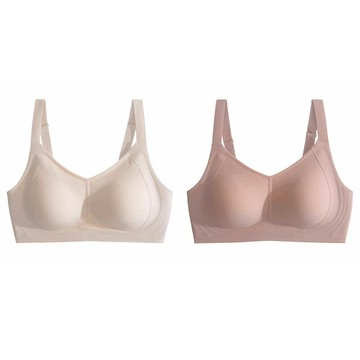 全罩杯內衣女薄款大胸顯小收副乳防下垂無鋼圈無痕運動防震文胸罩【木屋雜貨】