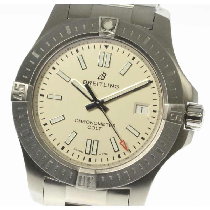 ☆極美品☆箱保【BREITLING】ブライトリング コルト 41 A17313 / A17313101G1A1 自動巻き メンズ【2054】【ev05a】  | LINEショッピング