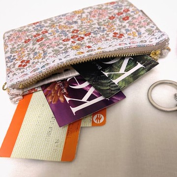 Liberty布料製作  燒餅小姐-奶油之秋與微瀏海  三層短夾&零錢