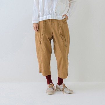 【設計師私心之選】舒展秋冬棉麻挺版繭型褲