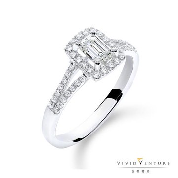 亞帝芬奇 GIA 50分 DVS2 鑽石 戒指 純白境界 18K金台