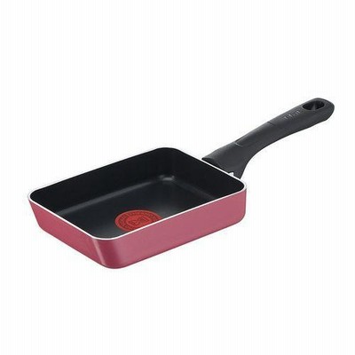 T-FAL クランベリーレッド　エッグロースター　/B55918 12×18cm