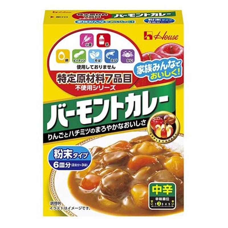 ハウス食品 特定原材料７品目不使用 バーモントカレー 中辛 108g×6個入×(2ケース)