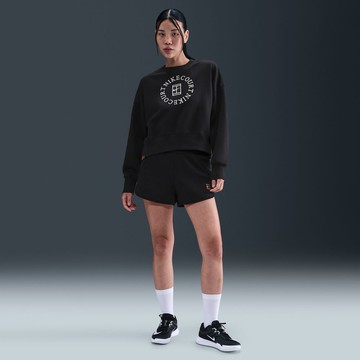 NIKE AS W NKCT PHNX OOS CREW HRTGE 女長袖 黑-HJ8989010