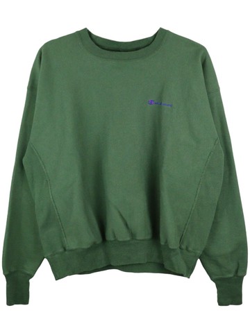 SAINT MXXXXXX - crew-neck cotton-blend sweatshirt - men - Polyester/Cotton/Rayon - L - Green