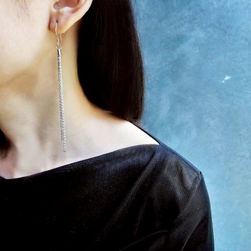 tassel earring_流蘇耳環 | 925銀 限量 設計師手作