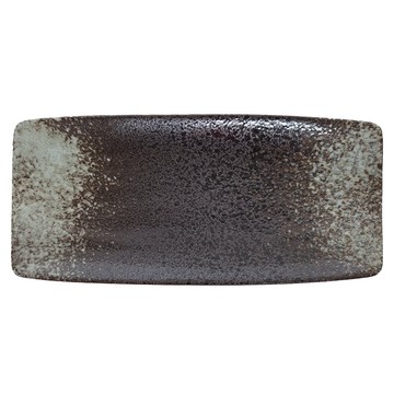 WORTH IT 渥思 日式復古陶瓷長盤  黑珍珠  9吋(23 x 11 x 2cm)  1個