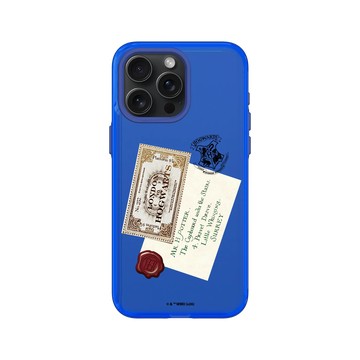 iPhone 15 Pro Max Clear 激光藍 - 哈利波特 Harry Potter - 入學信封和車票