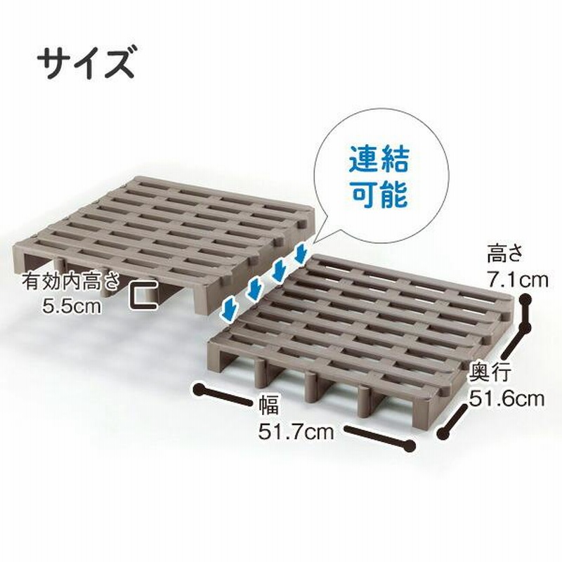 Belca 日本製 すのこベット 12枚入り　JS-BR12 楽天市場】すのこベッド ダブル ジョイントパレット 12枚入り JS