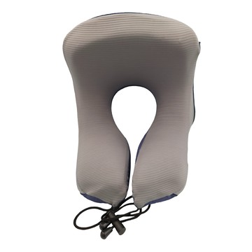 多功能U型午睡枕  慢回彈記憶棉  22 x 29 x 17cm  藍灰