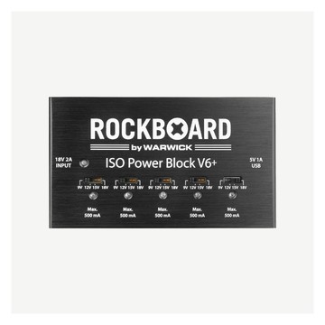 RockBoard ISO Power Block V6+ 隔離式 效果器電源供應器 6路獨立輸出 5組9V 1組18V 原廠公司貨
