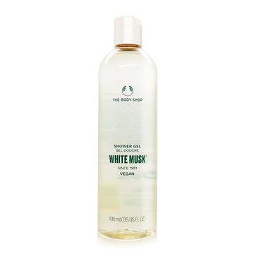 THE BODY SHOP 白麝香沐浴膠(400ml)-國際航空版