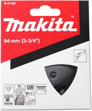 MAKITA 牧田 B-21783 磨切機 三角型 砂紙 #1200 拋光 研磨 粒度1200 適用 石材 硬材料