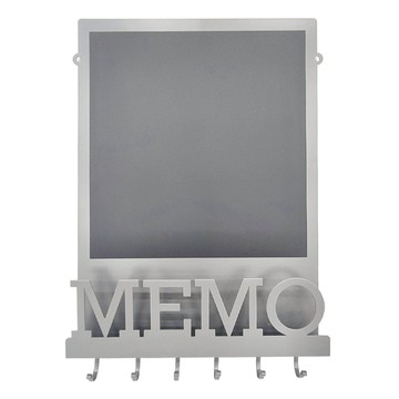 KitchenCraft 復古掛勾備忘黑板 含6個鑰匙掛鉤和信件夾  43.5cm  1個