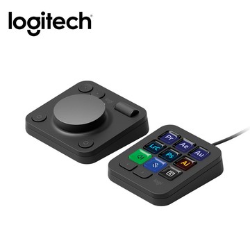 【Logitech 羅技】MX Creative Console 創作者主控台 石墨黑