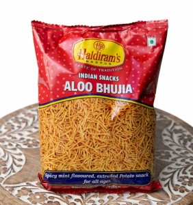 インドのお菓子 スパイシーポテトスナック アルーブジア ALOO BHUJIA   ハルディラム ナムキン ナムキーン Haldiramｓ（ハルディラム）