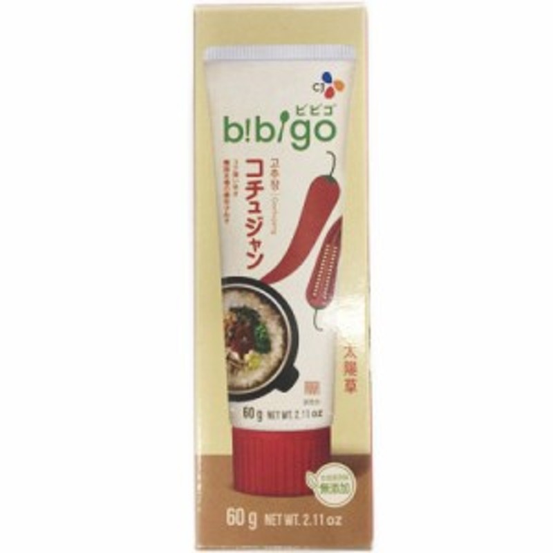 bibigo 太陽草コチュジャン Gochujang (60g) コク深い辛さ韓国本場の唐辛子味噌 より安いメール便（壊れる・潰れる可能性あり）  全国送 通販 LINEポイント最大10.0%GET | LINEショッピング