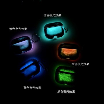 送禮推薦🎁夜光流沙耳機殼 AirPods保護殼 液體流沙殼 閃粉流沙耳機套 防摔夜光 星砂殼 閨蜜禮物 高級感輕奢夜