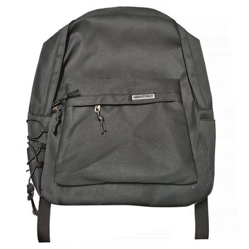 MENGOTUBAG 簡約大容量雙肩包  時尚休閒耐磨面料  黑色  47 x 30 x 14cm