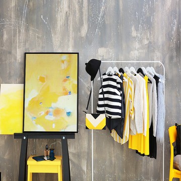 秋分 - 金黃色秋天抽象畫/居家擺設/開店禮