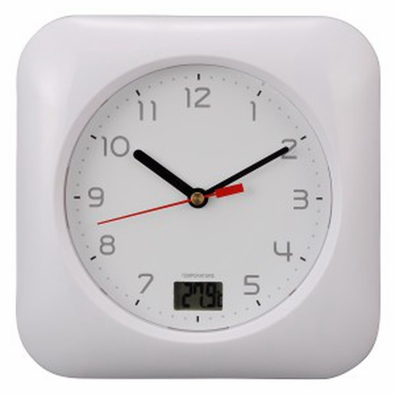 Ohm 防水時計 温湿度計 お風呂用クロック 温度計 Hb T10 Hb T10 W 08 0046 オーム電機 通販 Lineポイント最大1 0 Get Lineショッピング