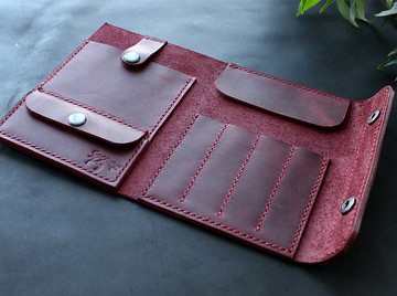 真皮可更換織針盒 手工收納盒