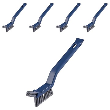 小麥購物 清潔刷 三合一 Y064 18.5 x 2.3cm 58g  深藍撞色  5支