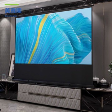 免運 幕布 移動幕布 投影幕布 投影幕布手動地拉升免安裝打孔幕布4k高清戶外家用辦公投影儀幕布 特價出 現貨syeb