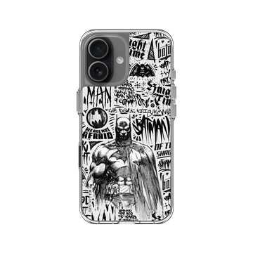 iPhone 17 Clear Case（相機按鈕） 透明 - Batman 蝙蝠俠 - 蝙蝠俠塗鴉