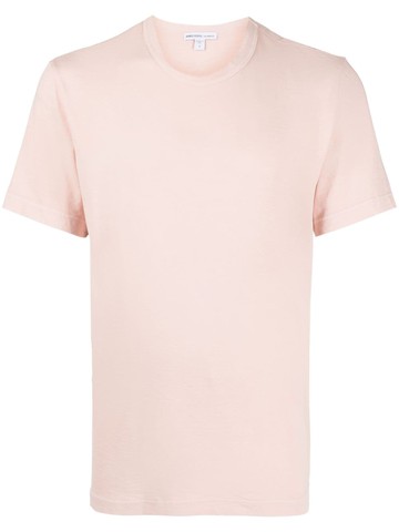 James Perse - crew-neck cotton T-shirt - men - Cotton - 2 - Pink