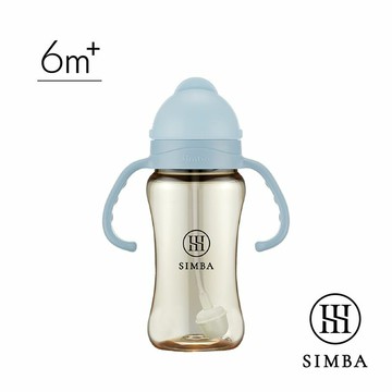 小獅王辛巴Simba 蘊蜜鉑金PPSU防漏滑蓋學習水杯270ml-晨藍SW8110★衛立兒生活館★