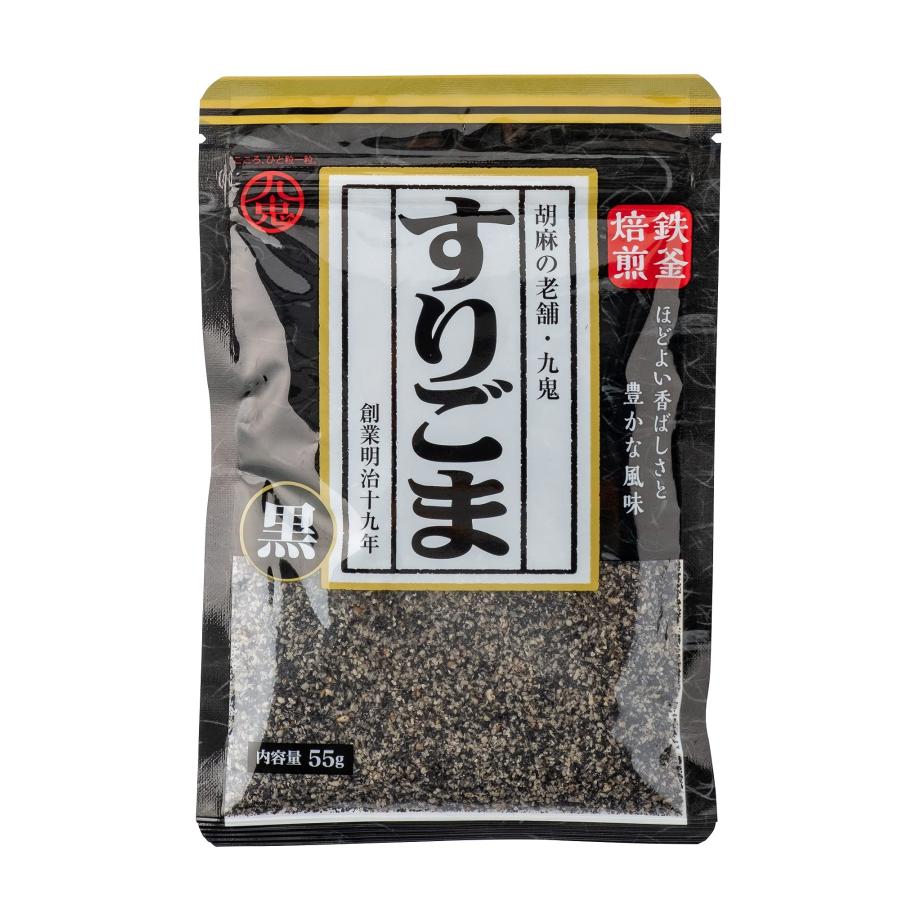 九鬼産業 九鬼 すりごま黒 55g ×10袋