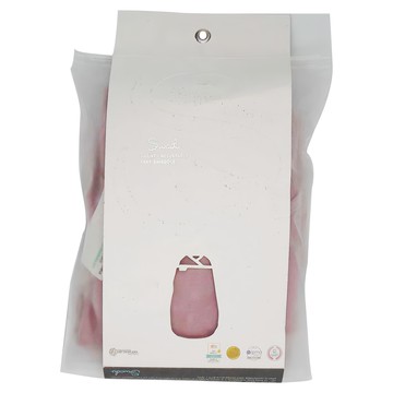 Swado 全階段可調整靜音好眠包巾 Set C3-SX17 竹纖紗布 0-3個月 (S) 玫瑰粉 含洗衣網