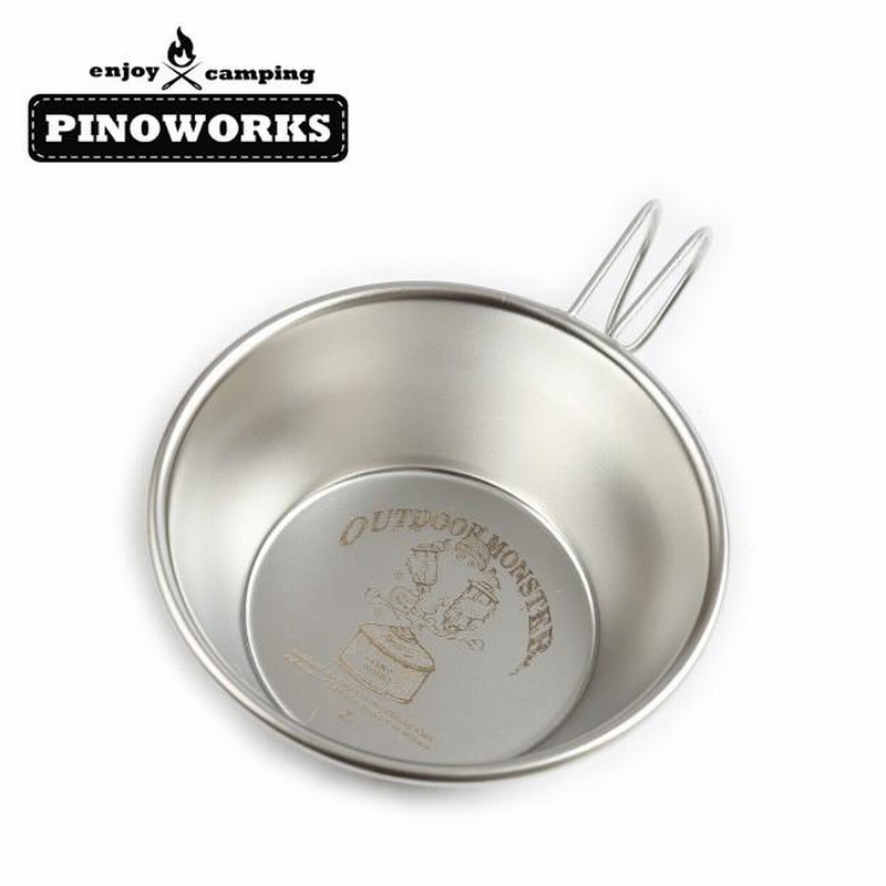 DEVICEWORKS PINOWORKS 限定シェラカップ デバイスワークス pinoworks ピノワークス アウトドアモンスターシェラカップ