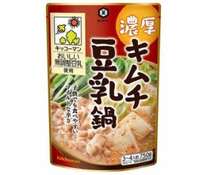 キッコーマン 濃厚キムチ 豆乳鍋 750g×12袋入×(2ケース)｜ 送料無料