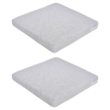 Life 超透氣涼感4D空氣纖維坐墊 2個  40 x 40 x 5cm  科技灰