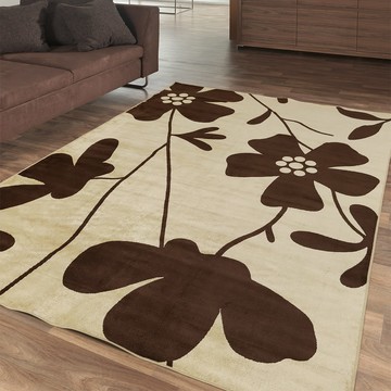 比利時 奧瓦自然系絲質地毯 花朵 140x200cm