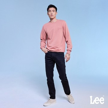 Lee 男款 705 中腰標準小直筒牛仔褲 黑色洗水｜Modern